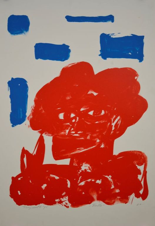 Alphons Freymuth: Litho, Violla (1995) verkocht voor € 60!