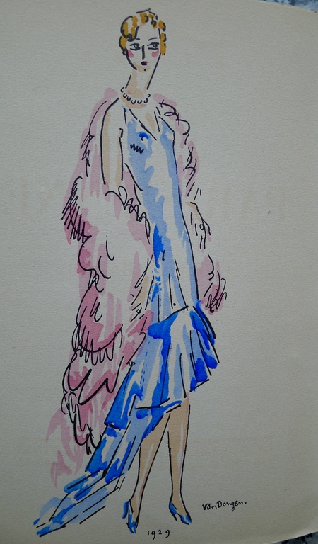 Kees van Dongen,"La Parisienne",Nouvelle van Gerard Bauer,met pochoir op Arches. kopen? Bied vanaf 350!