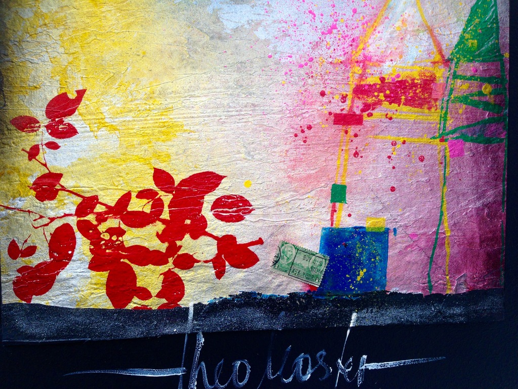 Theo koster, schilderij, walk on the bright side. kopen? Bied vanaf 1!