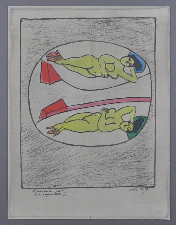 Corneille: Unieke handgekleurde litho, Memoire de Japon kopen? Bied vanaf 950!