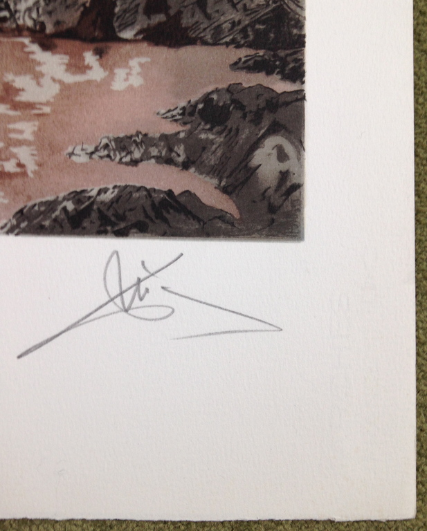 Salvador Dali, Lithografie, Handgesigneerd kopen? Bied vanaf 425!