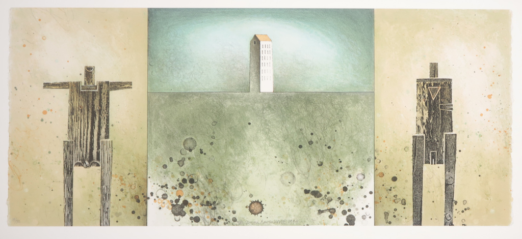 Jurjen Ravenhorst: Litho, Zonder titel kopen? Bied vanaf 20!