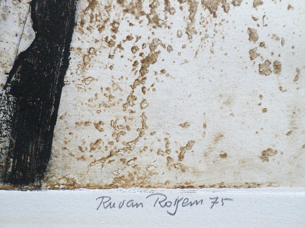 Ru van Rossem â�� Het getij I, aquatint ets met reliÃ«fdruk kopen? Bied vanaf 175!