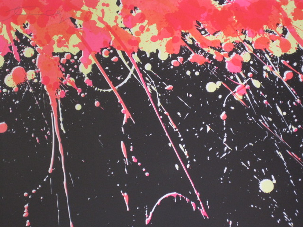 vroege 1974 Walasse Ting (1929-2010) COBRA Litho "Fireworks"  handgesigneerd kopen? Bied vanaf 1!