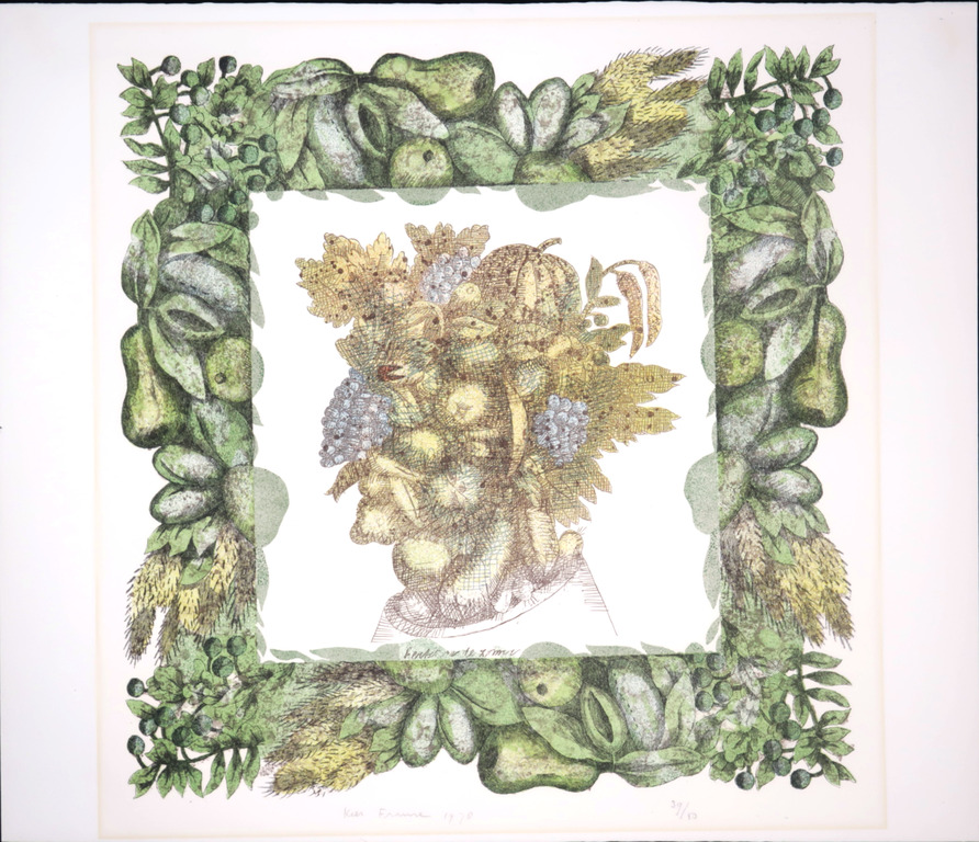 Kees Franse: Litho op papier, Herfst in de zomer kopen? Bied vanaf 20!
