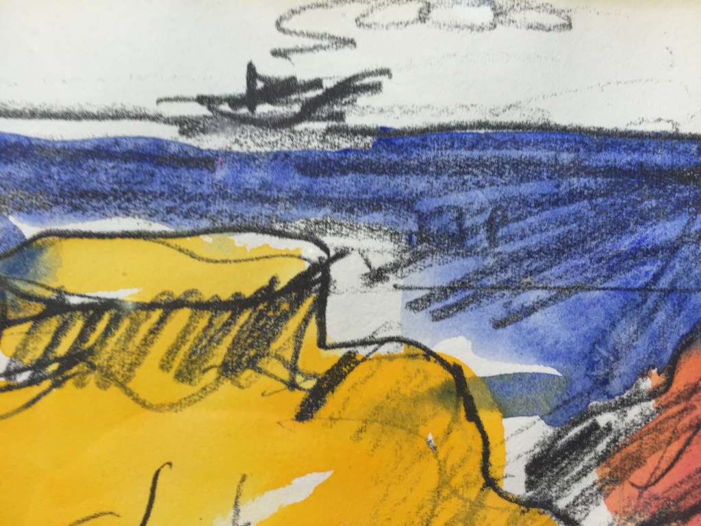 JAN SIERHUIS Originele Aquarel van de bekende ( CoBrA ) kunstenaar. kopen? Bied vanaf 1!