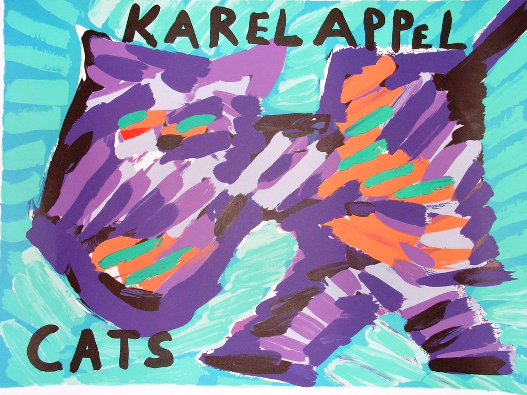 Karel Appel - lithografie  - Cats kopen? Bied vanaf 65!