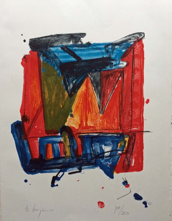 Fraaie lithografie van Theo Kuijpers in perfecte staat! Eerste druk! kopen? Bied vanaf 75!