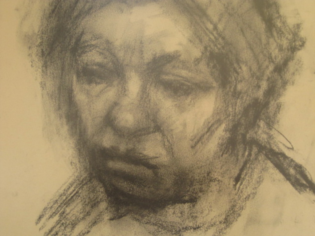 19e eeuwse houtskooltekening "portret dame" gesign Bosboom '67 kopen? Bied vanaf 1!