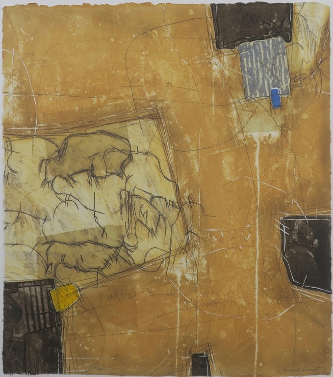 Bernard Remusat: Carborundum, Z.T. - Ingelijst kopen? Bied vanaf 70!