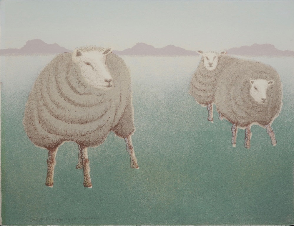 Jurjen Fontein: Zeefdruk, Schapen kopen? Bied vanaf 1!