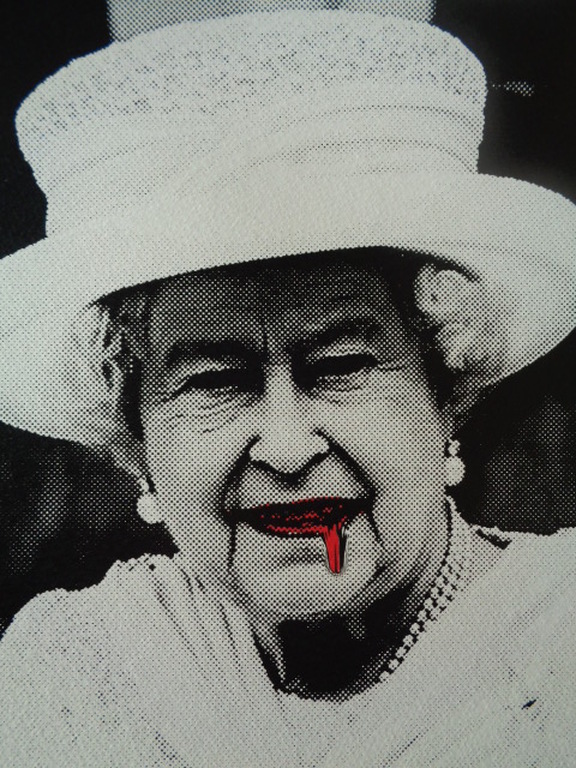GROTE Fine Art Print,"Finger Queen", GESIGNEERD en COA, genummerd A/Pof 1 t/m100 kopen? Bied vanaf 1!