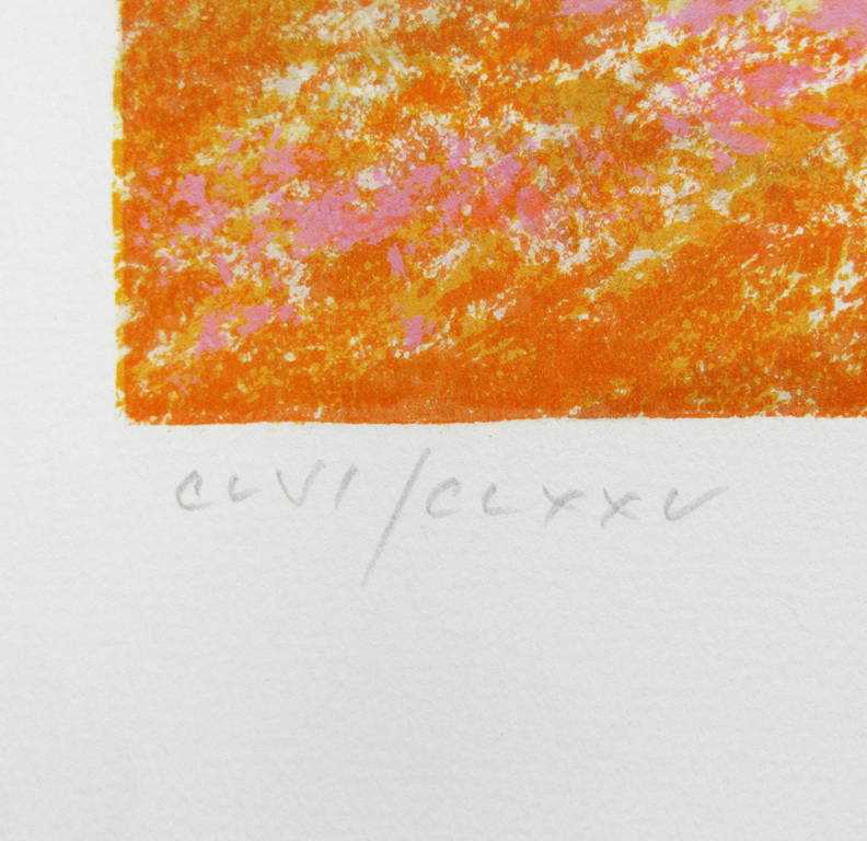 Claude Manoukian - Kleurenlitho " Impressions Orange " (Handgesigneerd) kopen? Bied vanaf 38!