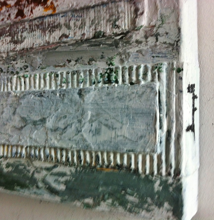 "Under Construction" John Foppen-Mixed media + olieverf/ 3D canvas -gesigneerd   kopen? Bied vanaf 89!