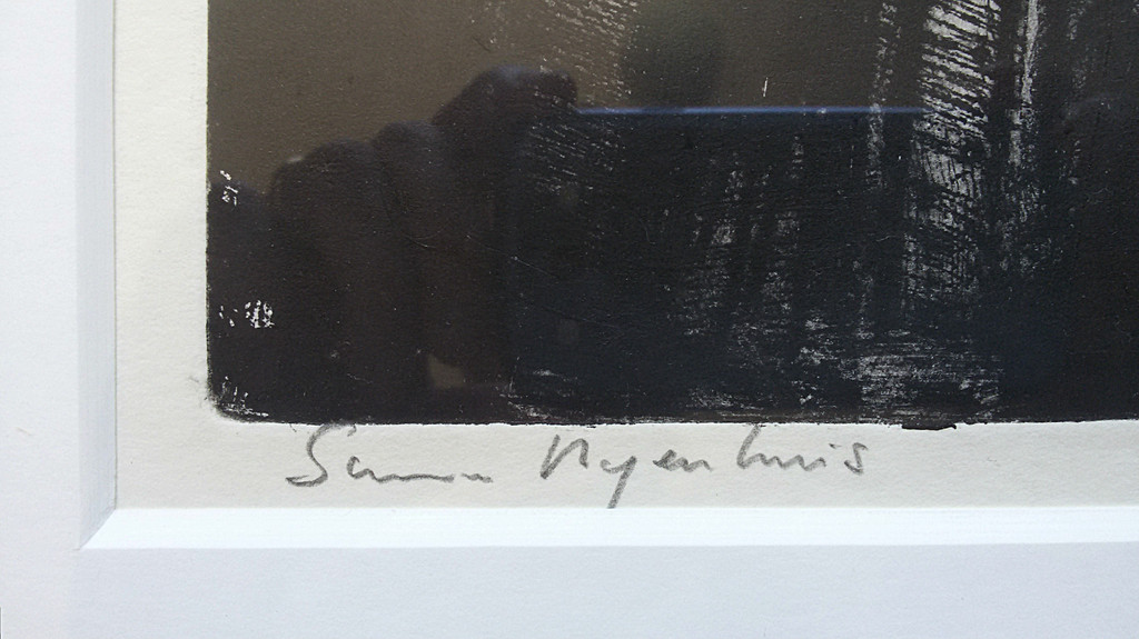 Simeon Nijenhuis - Ruïne, ets (mooi ingelijst, zeer groot) kopen? Bied vanaf 85!