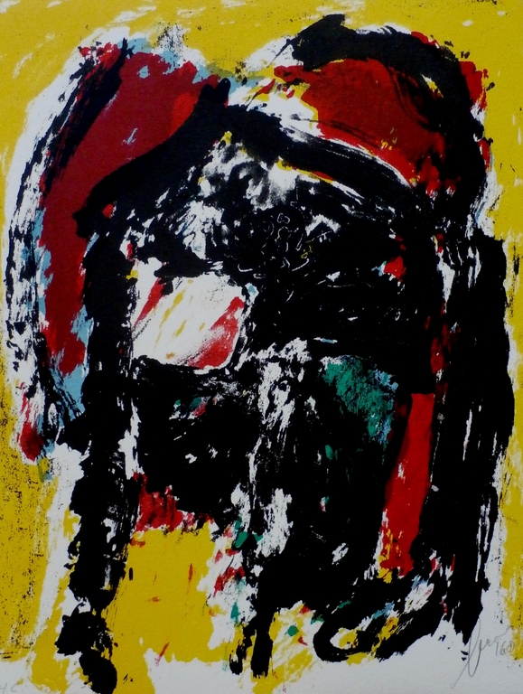 Eugene Brands - litho: House At Sunset - 1968 verkocht voor € 225!