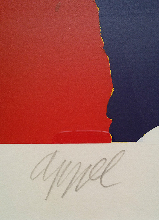 Karel Appel - Green head, gesigneerde zeefdruk (ingelijst, groot) kopen? Bied vanaf 900!