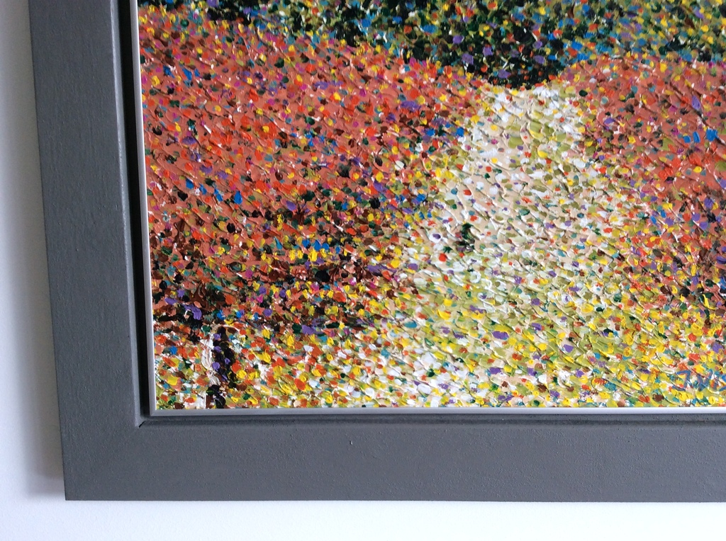 LAATSTE KANS! Jack Vissers: landschap, olieverf op paneel, ingelijst kopen? Bied vanaf 245!