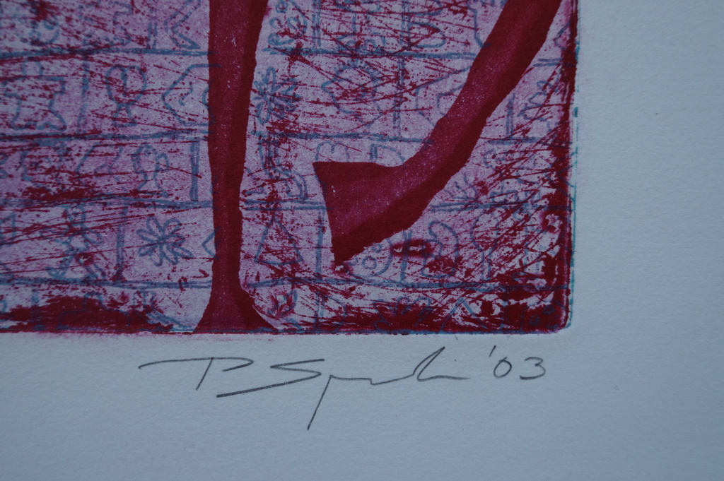Paula Spoelstra - gesigneerde ets - 2003 kopen? Bied vanaf 1!