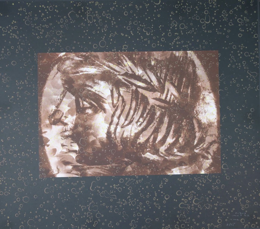 Lot met 12 zeefdrukken van Titus Nolte: Zonder titel (portret) kopen? Bied vanaf 1!