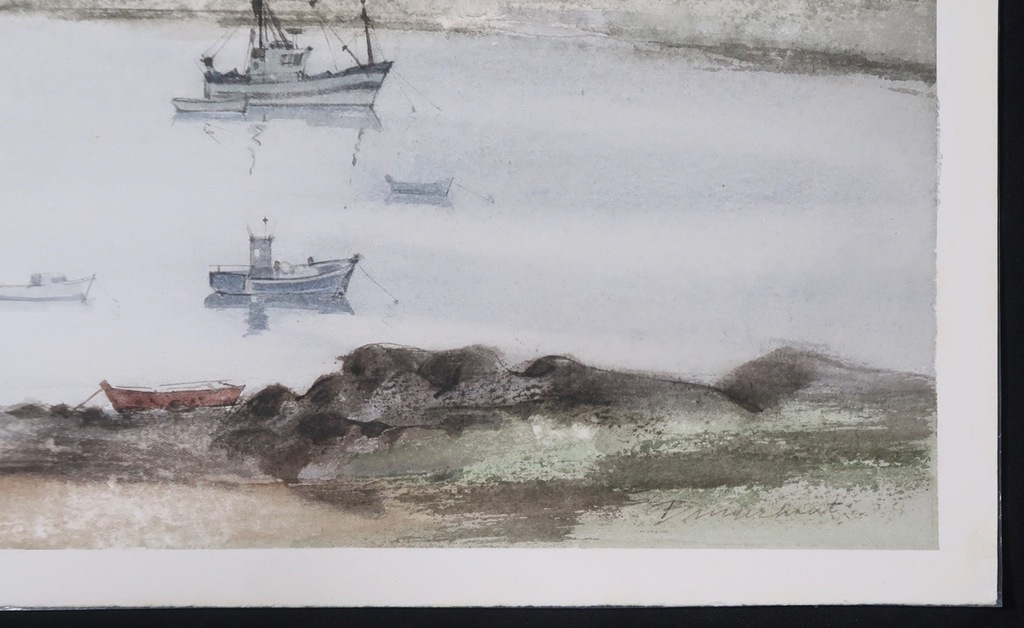 Jan Burgerhout: Aquarel, Landschap II  kopen? Bied vanaf 40!