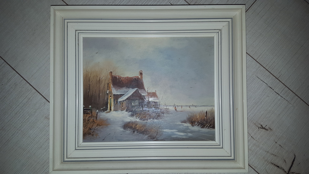 Hollandse school - paneel, mooi werkje kopen? Bied vanaf 29!