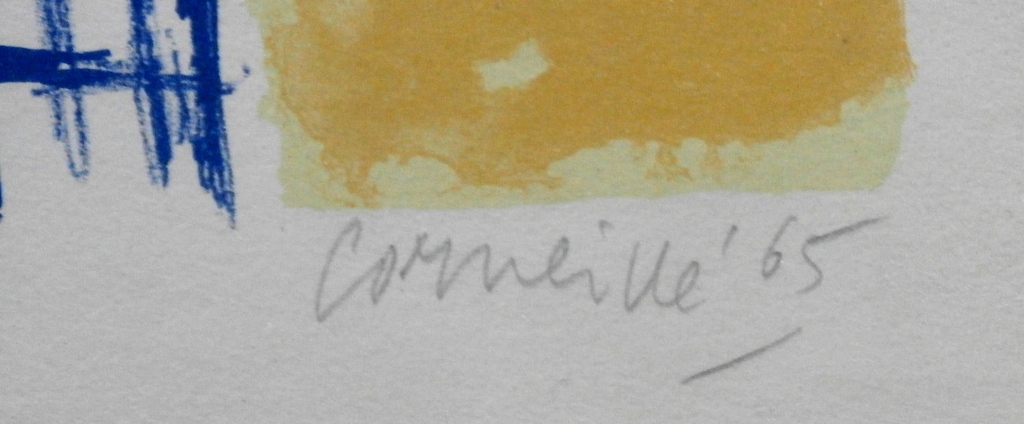 Corneille - ingelijste litho - 1965 kopen? Bied vanaf 550!