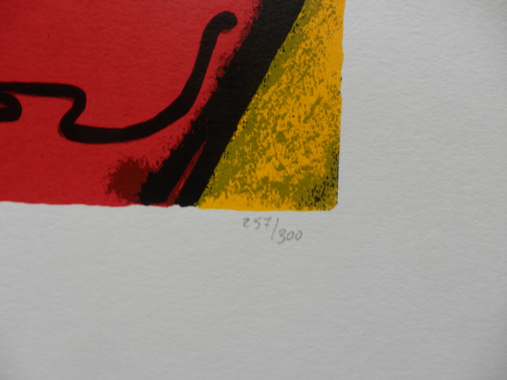 HERMAN BROOD,GROTE Gelimiteerde en HANDGESIGNEERDE Zeefdruk  GOLFER kopen? Bied vanaf 150!