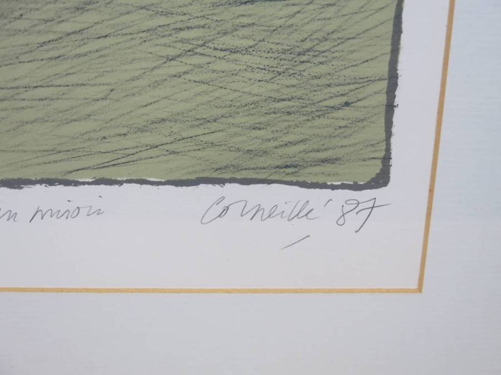 Corneille: Litho, Nu dans un miroir - Ingelijst kopen? Bied vanaf 200!