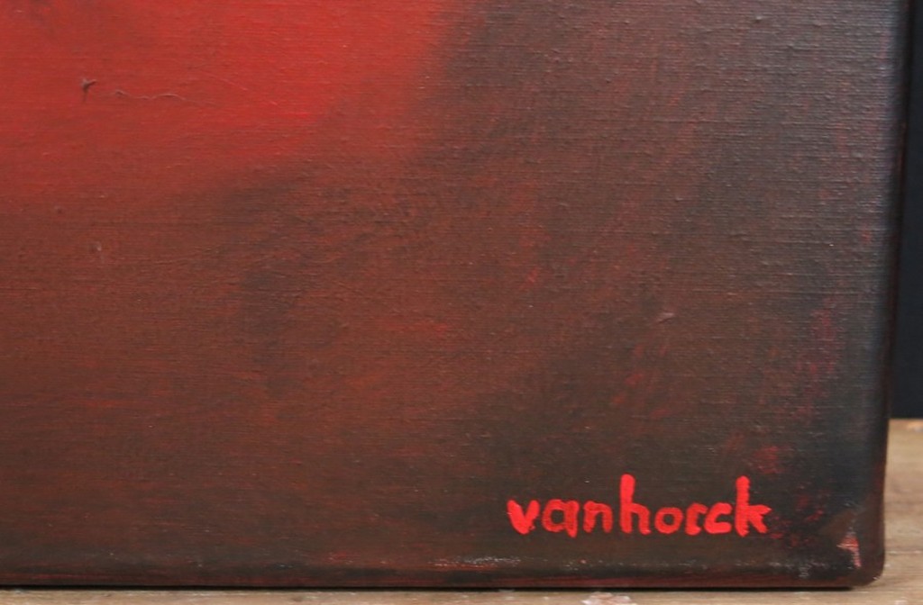 Hans Vanhorck: Olieverf op doek, La structure abstracte  kopen? Bied vanaf 400!