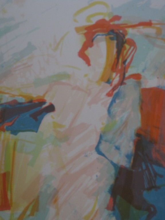Groot 1987 abstract figuratief gesigneerde Litho "Venice" Richard Smeets (1955) kopen? Bied vanaf 1!