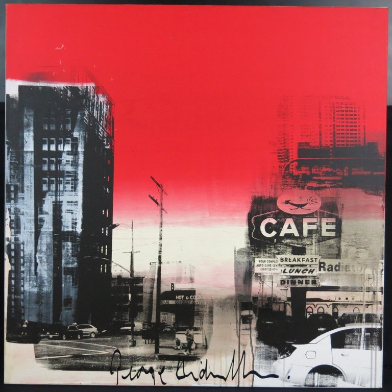 George Heidweiller: Acryl op Doek, Cityscape (groot) kopen? Bied vanaf 350!