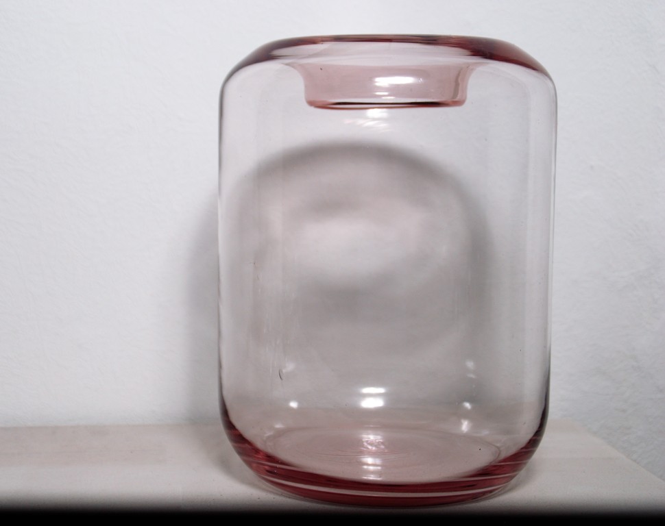 A.D. Copier, glasblaaskunst, cilindervaas kopen? Bied vanaf 35!