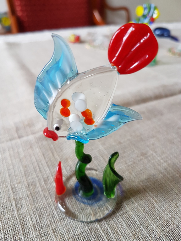 Murano glas vis  art 123 kopen? Bied vanaf 1!