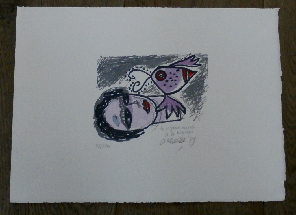 Corneille -  zeefdruk: La Nigresse - 1994 kopen? Bied vanaf 125!