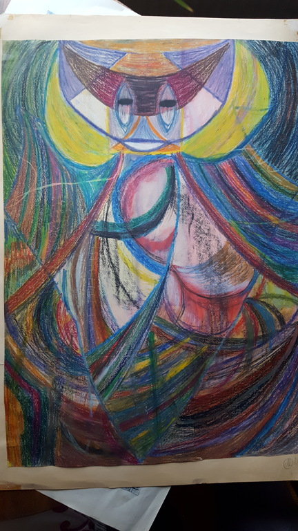 Mariette Meijers: Pastel, abstract kopen? Bied vanaf 1!