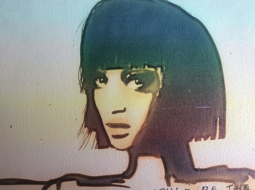 Moom - zeefdruk op canvasdoek: Muse kopen? Bied vanaf 1!