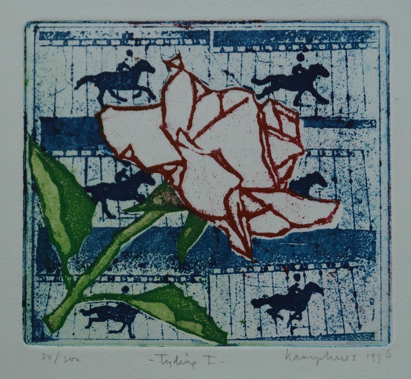 Gerart Kamphuis - gesigneerde ets - Tijding I - 1996 kopen? Bied vanaf 1!