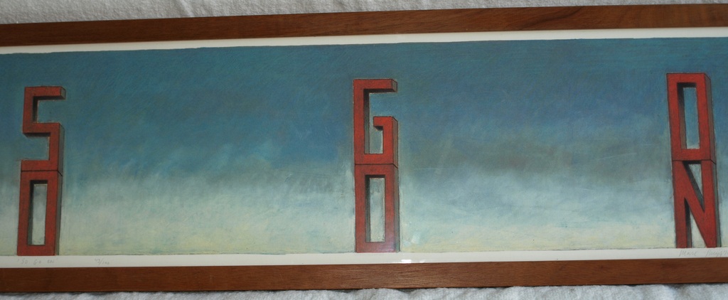 MARC RUYGROK – Artprint – So Go On – Gesigneerd & ingelijst – 1997 verkocht voor € 60!