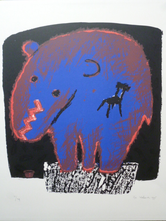 Ilja Walraven - zeefdruk - Dierfiguur kopen? Bied vanaf 25!