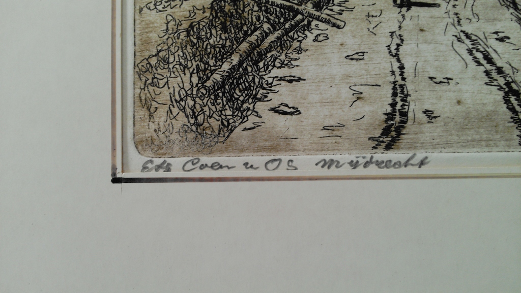 Polderlandschap met boerderij en kerk kopen? Bied vanaf 9!