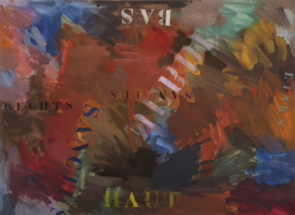 Jan van Holthe: Gouache op papier, Rechts-links kopen? Bied vanaf 20!