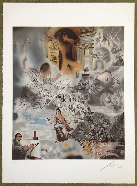 Salvador Dali, Lithografie, Handgesigneerd kopen? Bied vanaf 425!