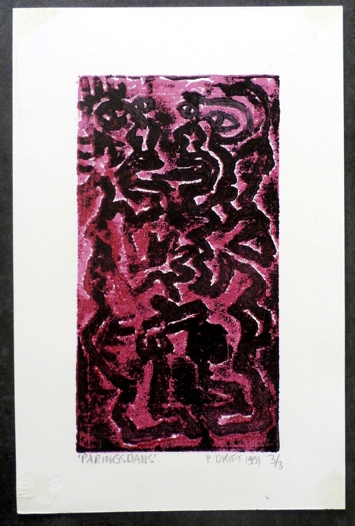 Pieter Drift - litho: Paringdans - 1991 - oplage: 3 kopen? Bied vanaf 37!