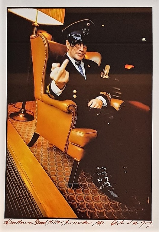 Dirk W. de Jong: kleurenfoto, Herman Brood in het Hilton verkocht voor € 190!