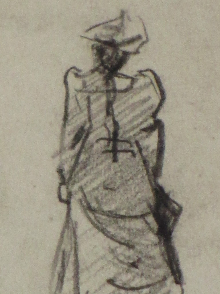 Jan van Essen, Dame met paardenstaart, Tekening kopen? Bied vanaf 25!