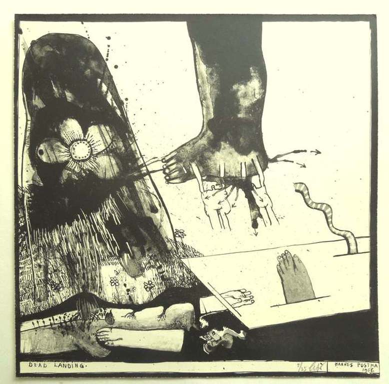 HANNES POSTMA (* 1933 Haarlem) - Originele Litho - handgesigneerd - 35 Ex. kopen? Bied vanaf 10!