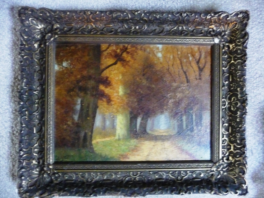 Anne Marinus Broekman [1874-1946]: doek, Larensbos kopen? Bied vanaf 65!