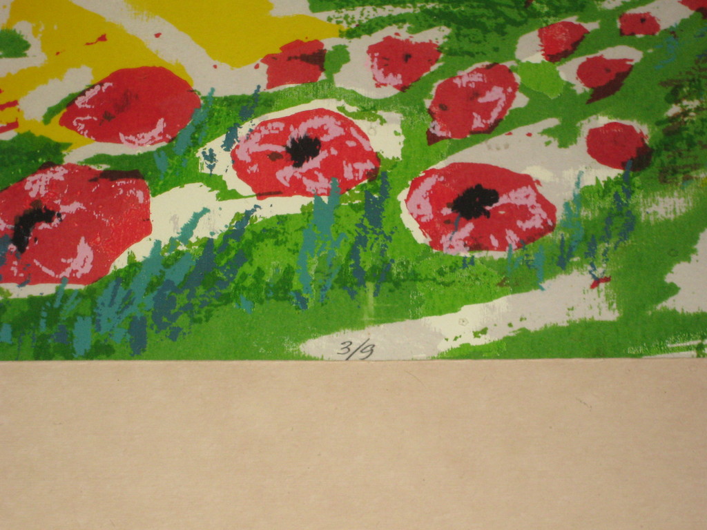 Henk Deylius, zeefdruk 3/9  kopen? Bied vanaf 20!