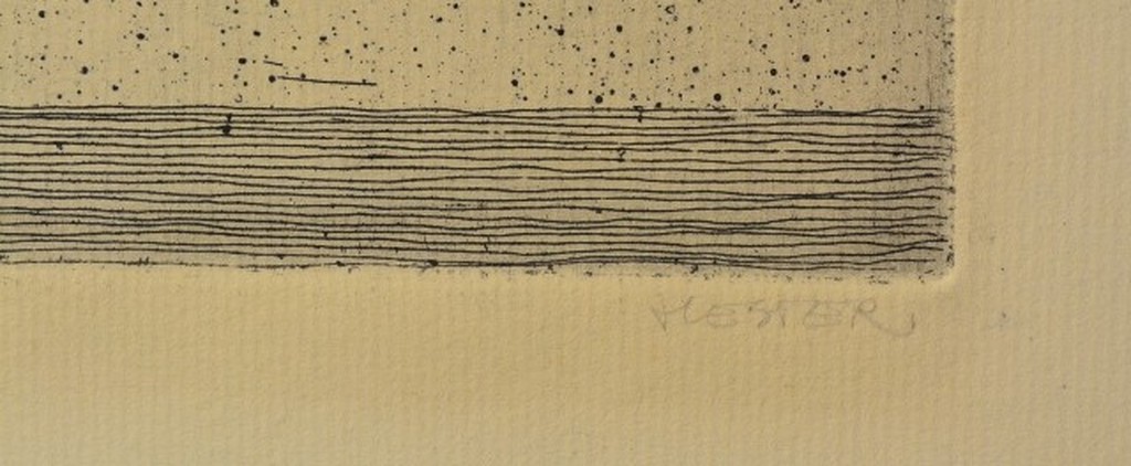 Henk Hester, ets, vis  kopen? Bied vanaf 40!